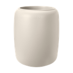 amber beads medium 40cm blanc lin